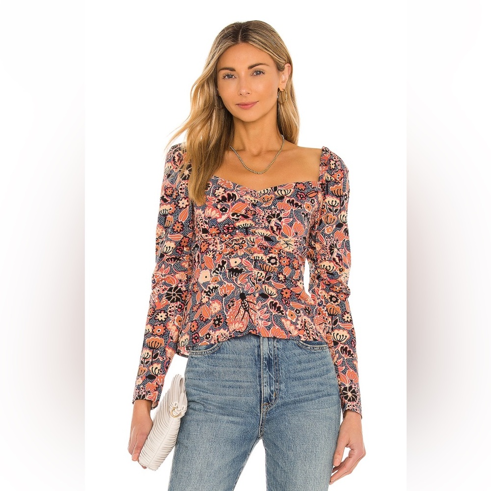 A.L.C Chandler Floral Poplin Top